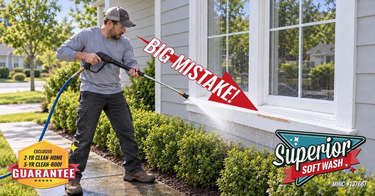 Can Pressure Washing Damage Your House